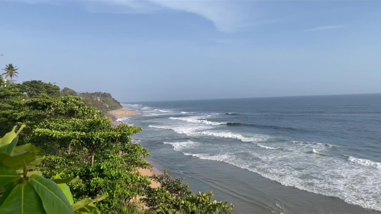 Varkala beach., Kerala