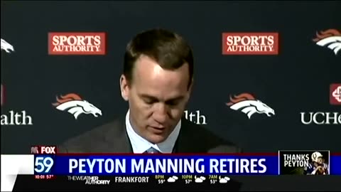 March 7, 2016 - Peyton Manning Salutes Indianapolis Colts in Retirement Announcement