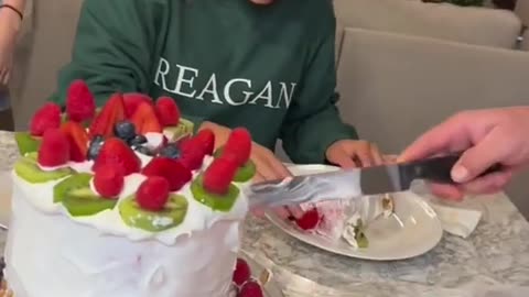 Watermelon cake, you want to eat