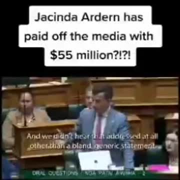 New Zealand PM Jacinda Ardern paid off the media with $55 Million