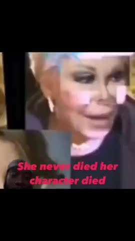 SHE NEVER DIED - HER CHARACTER DIED