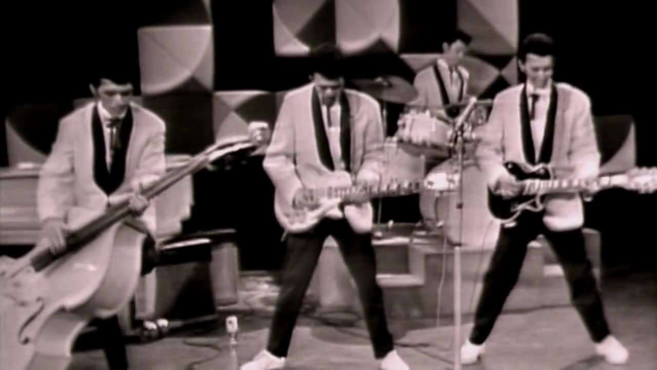 Tielman Brothers - Black Eyes Rock (guitar instrumental) indo rock live tv show 1960