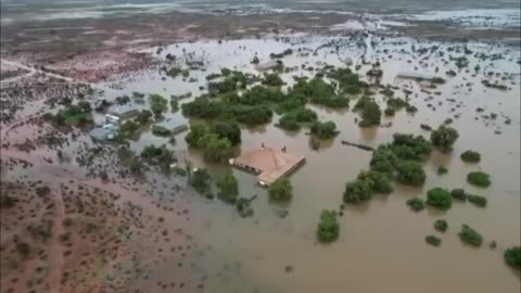 Drone Vision Shows Extent Of Flooding At Rawlinna Station | March 9-12, 2024