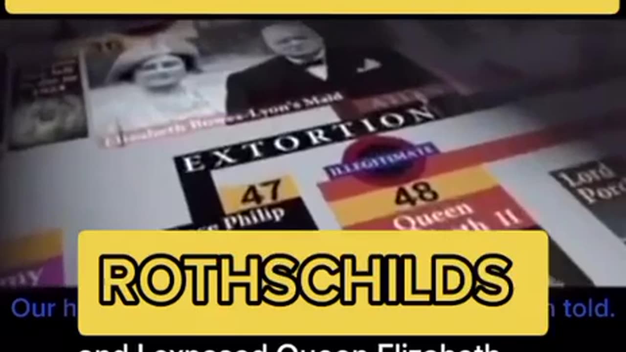 DE ROTHCHILDS AND THE 🇬🇧 BRITISH ROYAL FAMILY