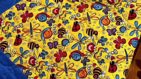 Baby Bugs Tummy Time quilt