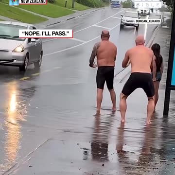 Getting Splashed By Passing Cars