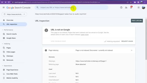 How To Blog Post Index in Google Search Console - Fix Blog URL Post Not Show on Google Search