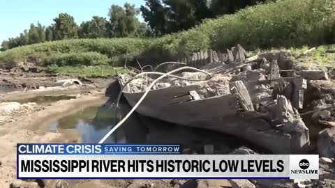 Mississippi River reaches historically low levels l ABCNL