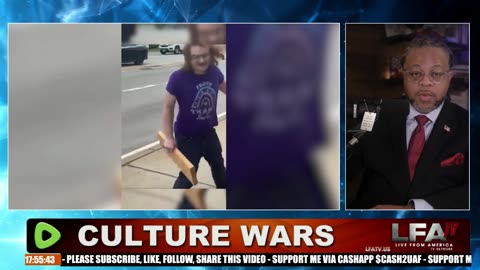 TRANS GOES FULL TDS ON TRUMP SIGN