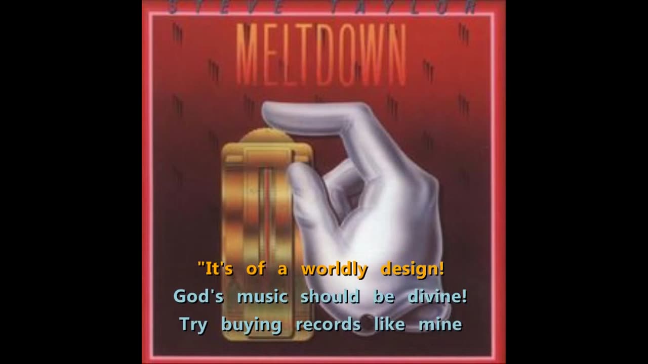 Steve Taylor - Guilty By Association [only Christian karaoke around heah deah]