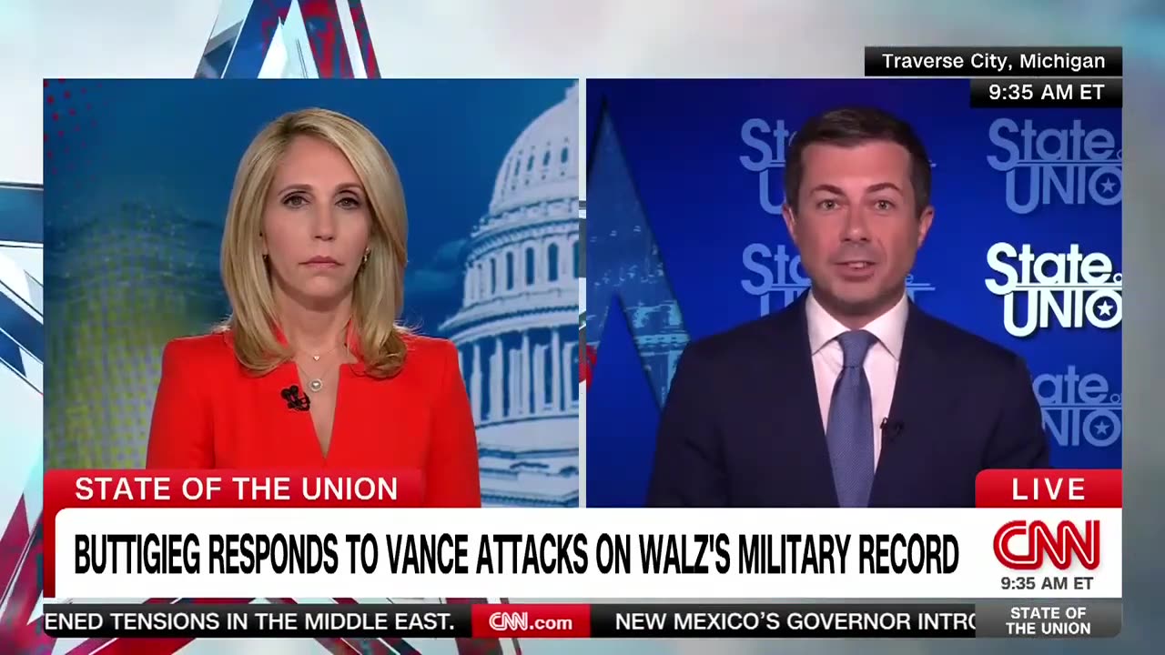 Pete Buttigieg reacts to Vance's comments on Walz's military service