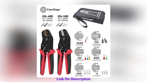 Slide Crimping Tool Set Pressed Pliers Electrician Tools Ele