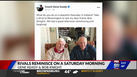 March 22, 2021 - TV Report Recaps Gene Keady Visit with Bob Knight