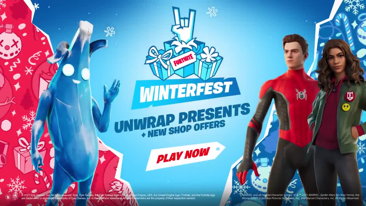 Fortnite Winterfest 2021 Begins