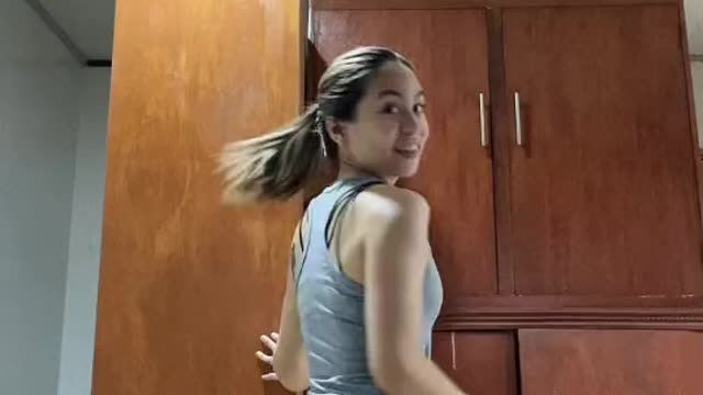 Cute girl dancing 28. (Follow me)