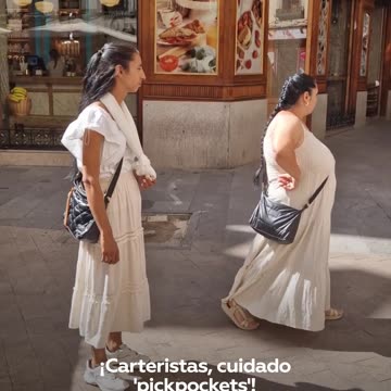 Un chico delata a delincuentes en las calles de Madrid