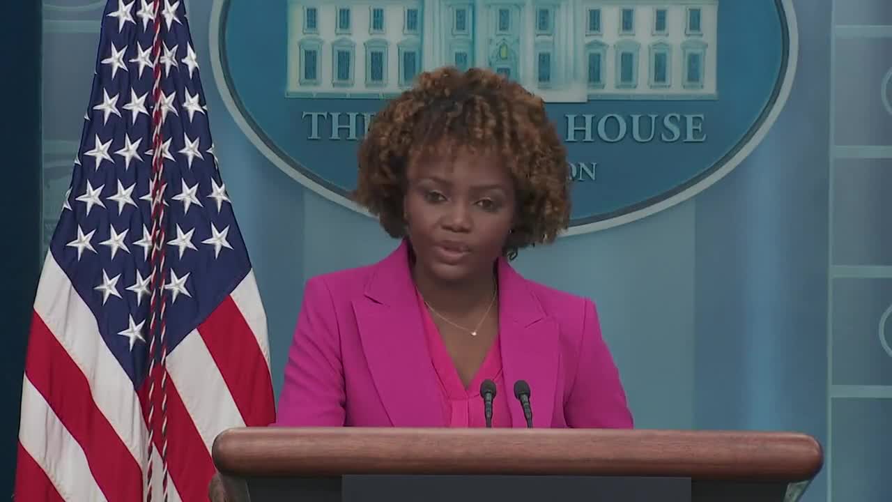 Karine Jean-Pierre DOUBLES DOWN On LIE That Biden Is Securing The Border