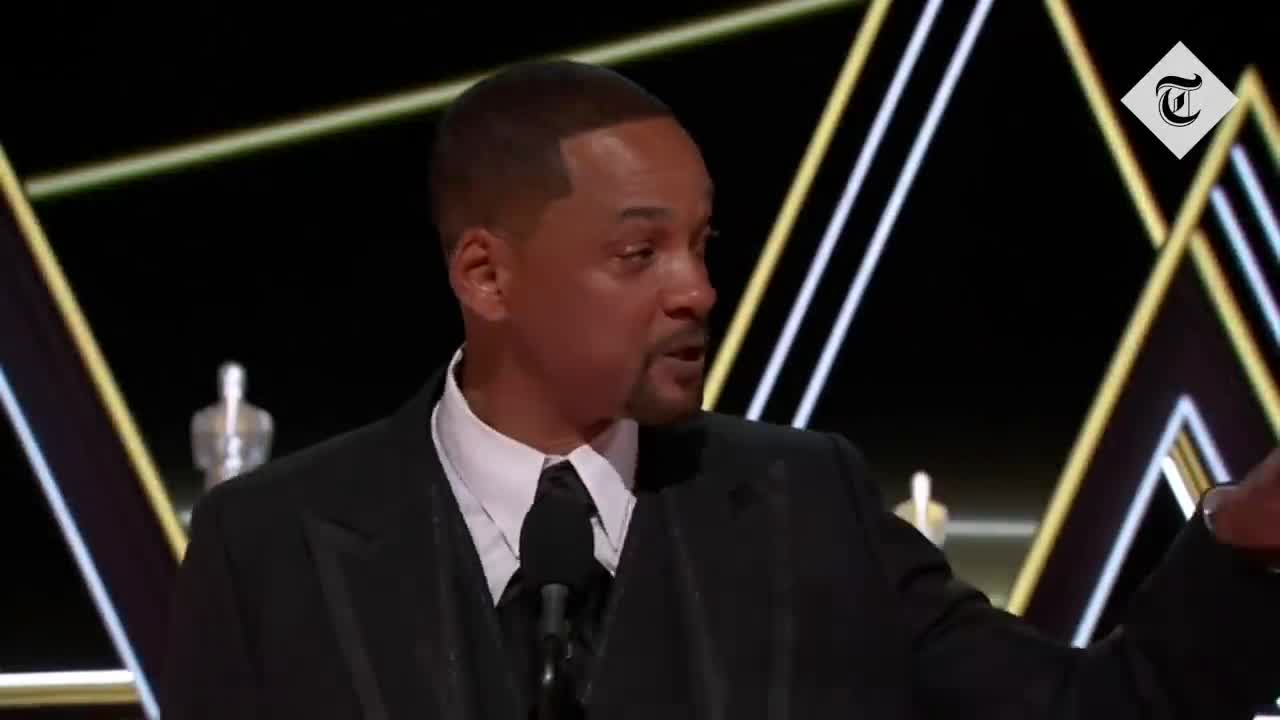 Will Smith breaks down in Oscars 2022 speech after hitting Chris Rock