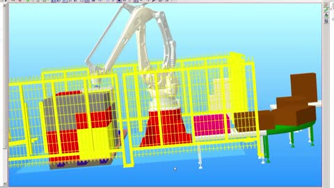 Robotic Rice Hull Palletizer for Manuacturer