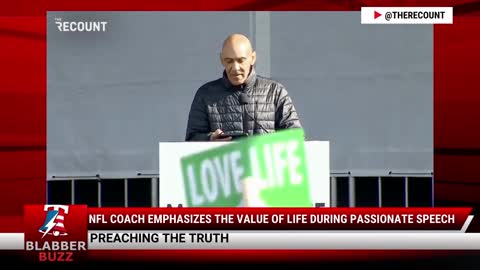 NFL Coach Emphasizes The VALUE Of Life During Passionate Speech