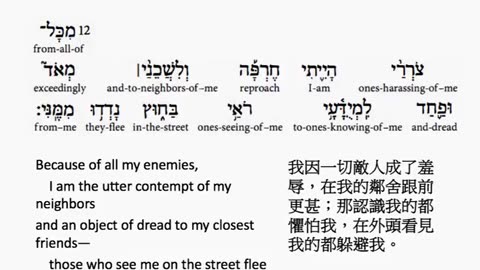 psalm 31 in hebrew _ salmo 31 en hebreo