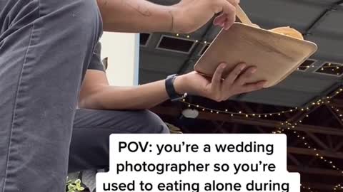 POV: you're a wedding photographer so you're