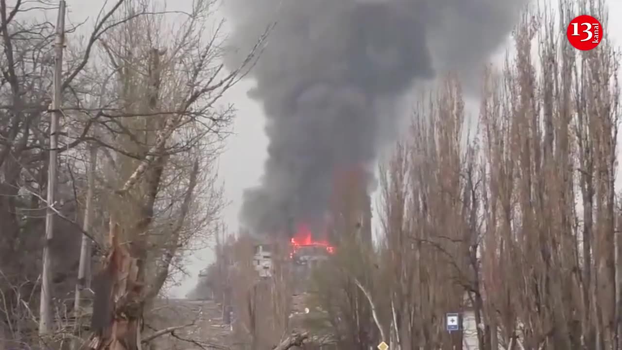 Hundreds of Russian soldiers died....A base with special forces and marines was hit in Mariupol