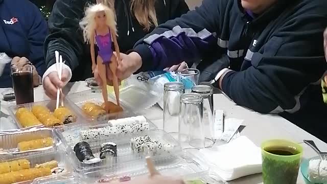 Barbie Chopsticks