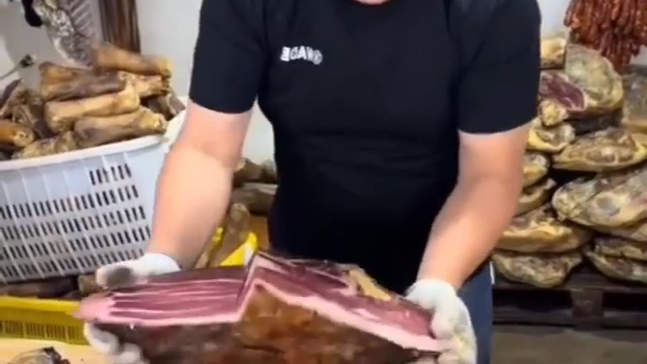 Just as you shouldn't cut a ham