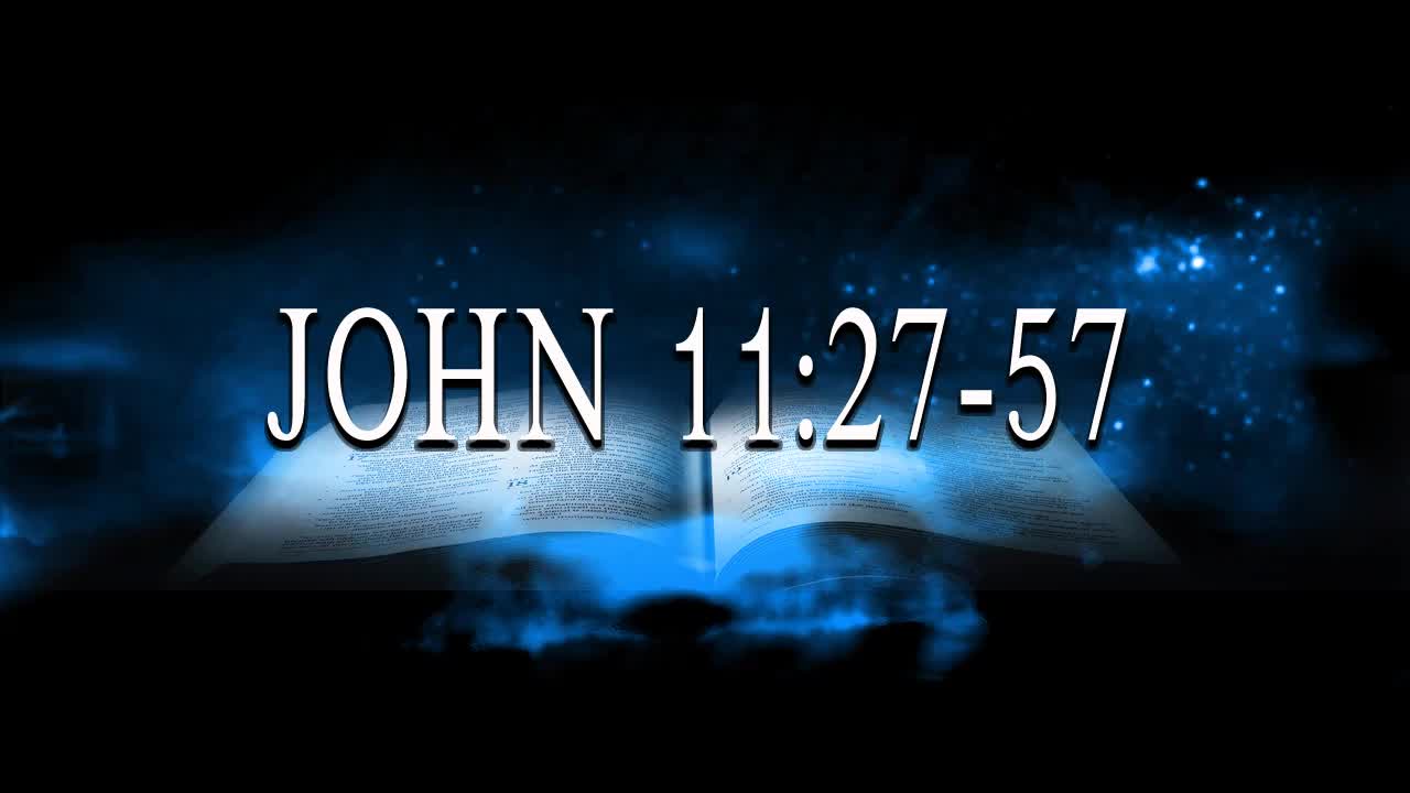 John 11:27-57