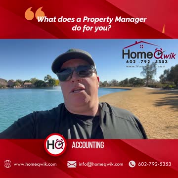 What does a Property Manager do for you? - Accounting