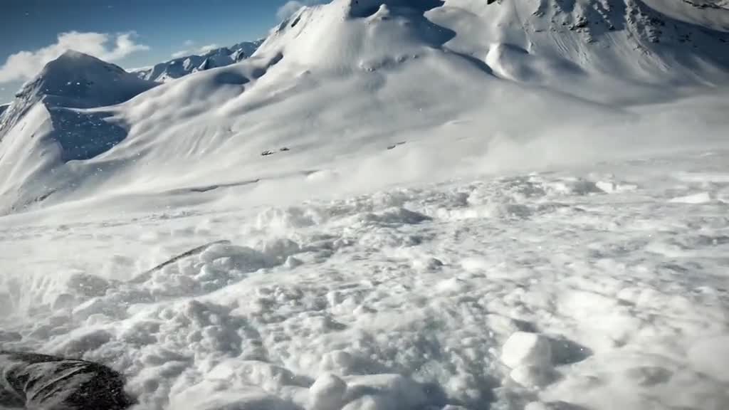 Terrible avalanche