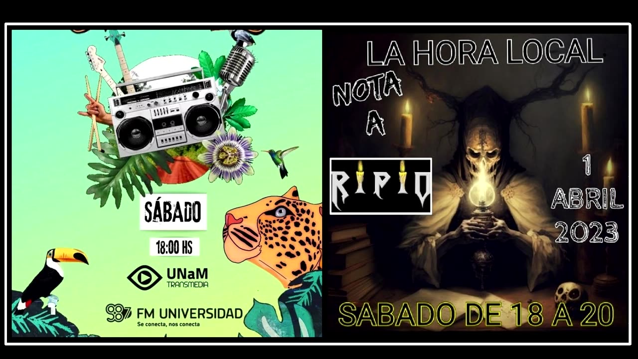 RIPIO en La hora local - Fm Universidad 98.7 (Posadas - Misiones)