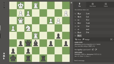 Novice Chess - Practice Game 3