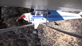 YouTuber intentionally crashes plane.