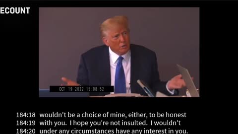 President Trump Testifies He Is Not Attracted to Woke Chic's