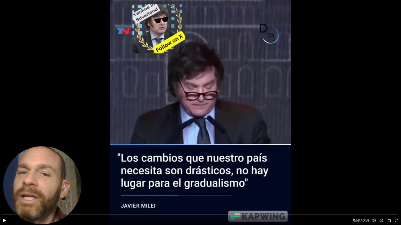 The People Win! Argentina is exploding in celebration, Trump's turn coming up...