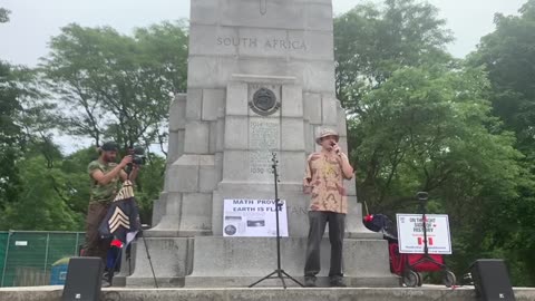 Flat Earth rally introductory speech, Queen's Park, Toronto, June 11, 2023