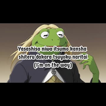 [Kermit the Frog sings/AI Cover] Fullmetal Alchemist Brotherhood Opening 1 YUI - Again