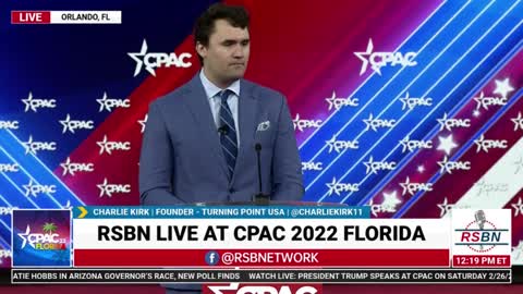 TPUSA founder Charlie Kirk on CPAC 2022