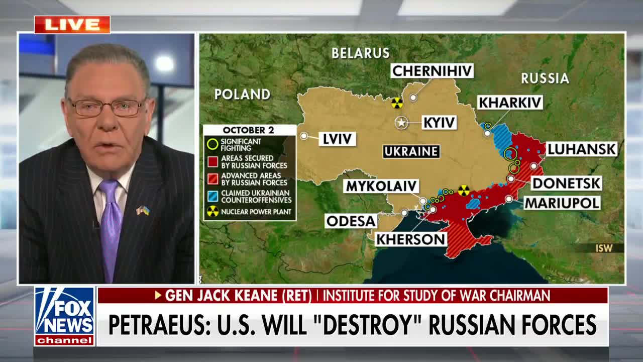 Gen. Jack Keane on the recent threats of Russia using nuclear weapons