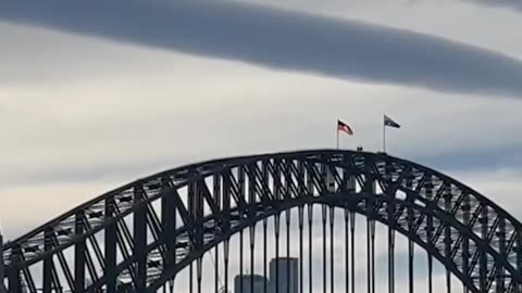 Mysterious cloud formations over Sydney