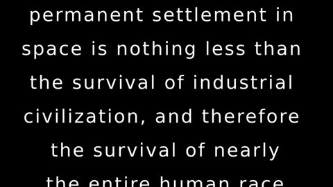 SPACE HABITATS - QUOTE - Poul Anderson