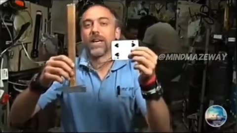 The Hammer & Playing Card In Space