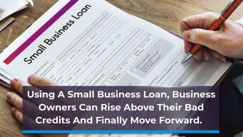 Small Business Loan With Bad Credit