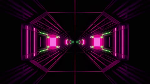 7th short- An Animation Of A Squared Tunnel.