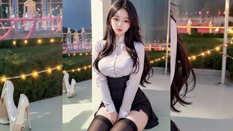 AI룩북 / LOOKBOOK / 퇴근후 놀이동산
