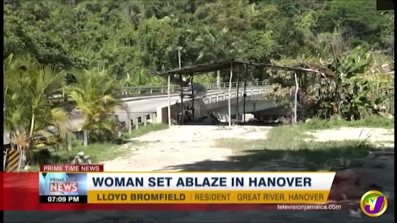 Jamaican Man Set Woman in Hanover on Fire