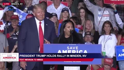 October 8th, 2022: President Donald J Trump Speaks at Save America Rally in Minden, NV