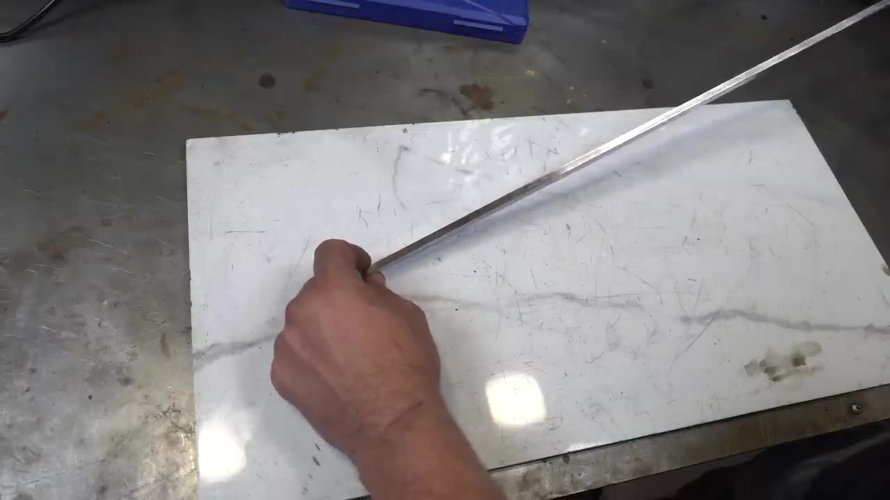 Forging a Copper Damascus Katana